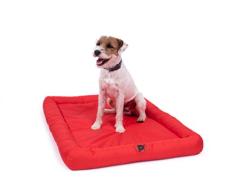 Petface Wasserdicht Memory Foam Nackenrolle Matte, 69,5 cm, rot