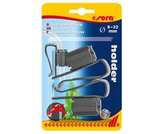 sera 45070 Schlauchhalterung für Schläuche von 8 bis 22 mm, idealer Schlauchhalter für den Eimer beim Wasserwechsel im Aquarium mit der Mulmglocke oder Bodengrundreiniger