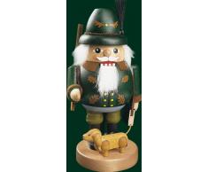 Nussknacker Erzgebirge Richard Glässer Seiffen, Förster mit Dackel, 12689