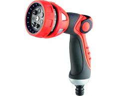 Cornat Gartenbrause - 6 Sprühfunktionen - Mit Feststellhebel - Einhand-Bedienung - Für sämtliche Stecksysteme / Handbrause / Multifunktionsbrause / Spritzpistole / Gartenbrause / FLOR89551