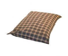 Danish Design Classic Check Steppdecke, mittelgroß, 71 x 98 cm, cremefarben