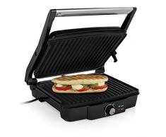 Tristar Kontaktgrill mit 180° Öffnung und Einer Bratfläche von 29 x 23,5 cm/auch als Tischgrill nutzbar, 2000 Watt, GR-2853, schwarz