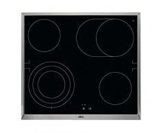 AEG HE604070XB Herdgebundenes Kochfeld / Strahlenbeheizt / 60 cm / Edelstahlrahmen / 4 Kochzonen / Bräterzone
