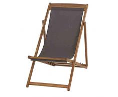 Siena Garden Aviro Sonnenliege, grau