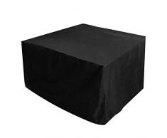 Beeo B56 Gartenmöbel 175x135x105cm(LxBxH) - -Patio Set Outdoor Schutzhülle für rechteckigen Tisch Oxford Gewebe schwarz 600D