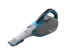 Black+Decker Lithium Dustbuster DVJ320J mit Cyclonic Action – 10,8V Akku Handstaubsauger, ausziehbare Fugendüse & Polsterbürste – Beutelloser, kabelloser Staubsauger – Lange Saugdüse – Meeresblau