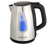 Dunlop Edelstahl Wasserkocher 1,7 Liter blau LED 2200 W