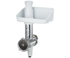 Bosch MUZ4FW3 Fleischwolf (passend für Bosch Küchenmaschinen MUM4, 1kg pro Minute, Alu) silber/weiß