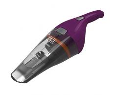 Black+Decker Akku-Handstaubsauger Dustbuster (3.6V Lithium, Handsauger beutellos + kabellos, breite Saugöffnung, Abnehmbarer Staubfangbehälter, inkl. Ladestation mit Wandhalterung) NVC115W