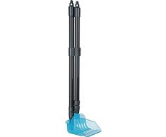 Trixie 23650 Dog Pick Up Kehrschaufel inkl. Harke, 60–107 cm, grau/blau