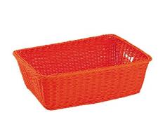 King Home C1567072/A Korb Sunny aus sintetischem Weide, 48 x 34,5 x 16H