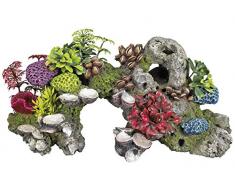 Nobby Aqua Ornaments KORALLE MIT PFLANZEN 28,0 x 12,0 x 13,5 cm