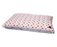 Petface Creme Polka Dots Print Kissen Hund Matratze, mittel