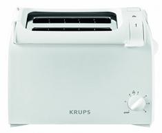 Krups KH1511 Toaster Aroma mit 6 Bräungssufen und 2 Toastschlitze, weiß