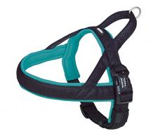 Nobby NORWEGER Geschirr Mesh Preno türkis,L-XL(L: 68-85 cm + 54 cm; B: 40/45 mm)