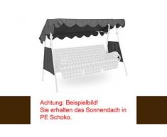 Angerer 804/10Sonnendach für Hollywoodschaukel, Polyethylen, braun, 200x120x1 cm