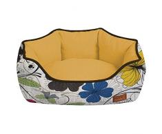 Croci, ovales Hundebett Cozy Flo 50 x 40 x 17 cm,