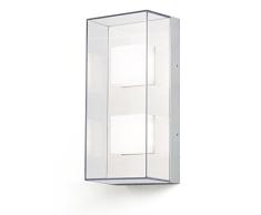 Gnosjö Konstsmide Außenleuchte, Sanremo, grau, 14 x 11 x 31 cm, 3 ml, 7936-310