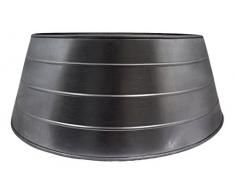 Ivyline Metall Weihnachtsbaum Rock verzinkt 67 cm grau, 67 x 67 x 25 cm