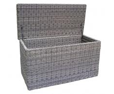 Baidani Gartenmöbel-Sets 10a00023 Designer Kissenbox Ronde, braun