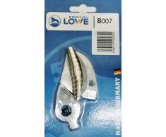 Original LÖWE Ersatzteilset 8.007 Ersatzteile für Amboss Gartenschere - 5 teiliges Set aus Ersatzklinge Ersatzamboss Ersatzfeder Schrauben für Ambossscheren mit Bypass-Geometrie 8.104 8.107 8.109