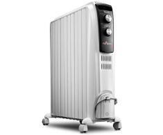 DeLonghi TRD4 1025 BK Innen Schwarz 2500 W Heizlüfter (Innenraum, Flur, Schwarz, Rotation, 2500 W, 1100 W)