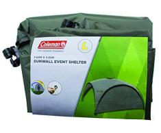Seitenwand für Coleman Event Shelter L 3,6 x 3,6 m, 1 Pavillon Seitenteil, Seitenplane, dient auch als Sonnenschutz, Wasserabweisend, Grün
