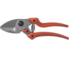 Original LÖWE 6 Profi Amboss Gartenschere 6.104 mit stufenloser Griffweitenverstellung - Schere mit leicht auswechselbarer Stahlklinge optimal für Schneidearbeiten am Apfelbaum Pflaumenbaum