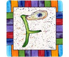 Caroline s Treasures 8429-ffc Strand und Meeresfrüchte Schaumstoff Untersetzer (4 Stück), 8,9 cm H x 8,9 cm W, multicolor