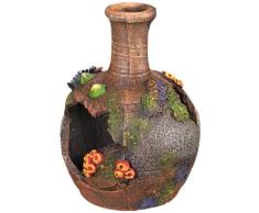 Nobby 28070 Aquarium Dekoration Aqua Ornaments KRUG MIT MUSCHEL; L12 x B12 x H16 cm