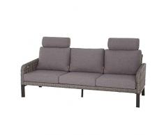 Siena Garden Bellani Lounge 3er Sofa, anthrazit