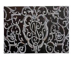 Caroline s Treasures 8927plmt Schmiedearbeit kombiniert Zaun Stoff Tisch-Sets, multicolor