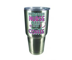 Spoontiques Weinglas, Edelstahl Krankenschwester One Size silber