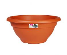 Elho Torino Schale 40 - Blumentopf - Tonrot - Draußen - Ø 39 x H 18 cm