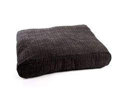 Lex & Max Beanbag Chic Sitzsack, 100 x 70 cm, Grau