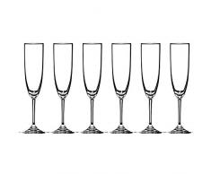 Riedel Vinum bleifreien Kristall Champagner Glas, Set von 2 Set of 6