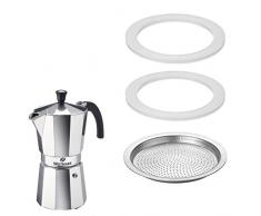 Westmark 2 Silikondichtringe + 1 Filterplättchen für Espressokocher Brasilia/24642260, Ersatzteile, 2464228E
