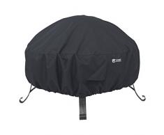 Classic Accessories Robuste Rundum-Abdeckung für runde Feuerschale – S