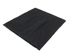 HobbyDog R1 PUBCZA4 Kissen Für Hundezwinger Größe R1-36 X 30 cm Schwarz Codura Bett Betten Hundematte Slim Matte Matratze Platz Schlafplatz, XS, Black, 100 g