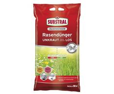 Substral 2in1 Rasendünger Unkraut bleibt chancenLOS - natürlich unkrautfreier Rasen, 9,1 kg bis zu 180 qm