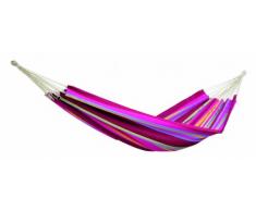 AMAZONAS Brasilianische Hängematte XL Barbados Grenadine 230 x 150cm für Mehrpersonen bis 200kg buntgestreift