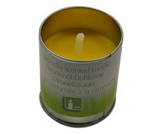 EDCO 7 x 8,5 cm, Tin Can Citronella Duftkerze, Gelb