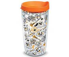 Tervis Halloween Isolierbecher 16 oz Clear, White, Orange
