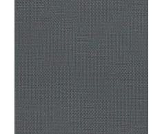 Tenax Dekorativer Sichtschutz aus PVC und Polyester, Texstyle Privé, Grau, 1,00 x 25 m, Stahl