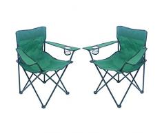 Unbekannt Sparmeile Ambientehome Campingstuhl, dunkelgrün