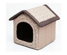 HobbyDog R4 BUDBKO17 Budbko17 R4 Hundehöhle Katzenhöhle Hundebett Katzenbett S-XL (R4 (60 X 55 cm)), S, Beige, 1.4 kg
