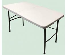 Homelux 710090 Klapptisch, Kunstharz, 122 x 61 x 74 cm
