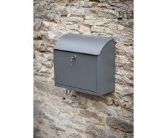 Garden Trading Briefkasten, Stahl, Anthrazit