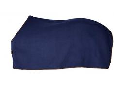 PFIFF Pferde Fleecedecke, blau, 125 cm, 002037-20-125