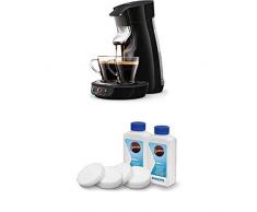 Philips Senseo Viva Cafe HD6563/60 Kaffeepadmaschine (Crema plus, Kaffee-Stärkeeinstellung) schwarz, mit Flüssigentkalker